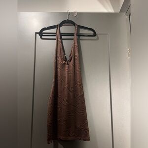 brown dress
